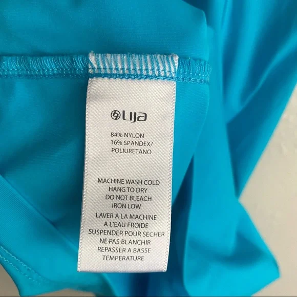 Lija Blue & Black Golf Tennis Workout Tank Top Size Extra Small XS - Picture 7 of 8